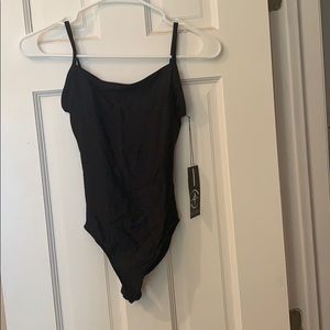 Women’s Wear Moi black leotard